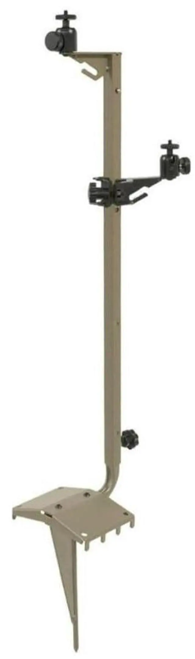 Main image of Wildgame Innovations Dual Mount Camera Stand with Steel Kick Plate, 6.5-Inch Built-In Ground Stake, and Weather-Resistant Powder Coat