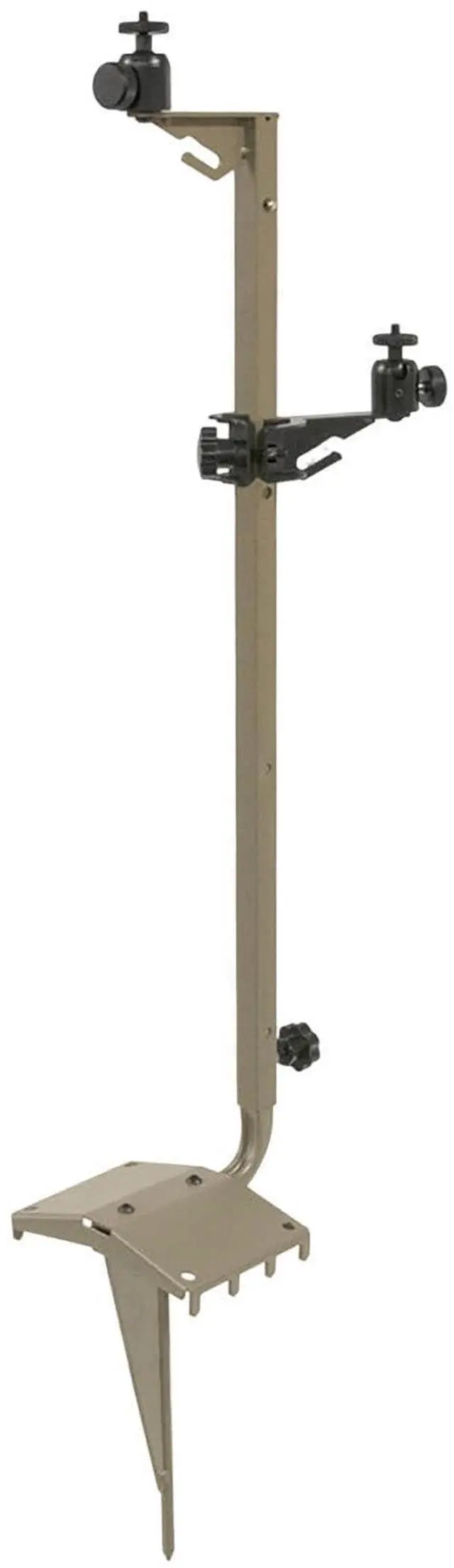Alt view image 3 of 3 - Wildgame Innovations Dual Mount Camera Stand with Steel Kick Plate, 6.5-Inch Built-In Ground Stake, and Weather-Resistant Powder Coat