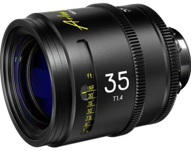 Alt view image 3 of 4 - DZOFilm Arles 35mm T1.4 PL Mount Prime Cine Lens with 95mm Front Diameter, 86mm Filter Size, and Vista Vision Sensors for High-End Cinematography (Black)
