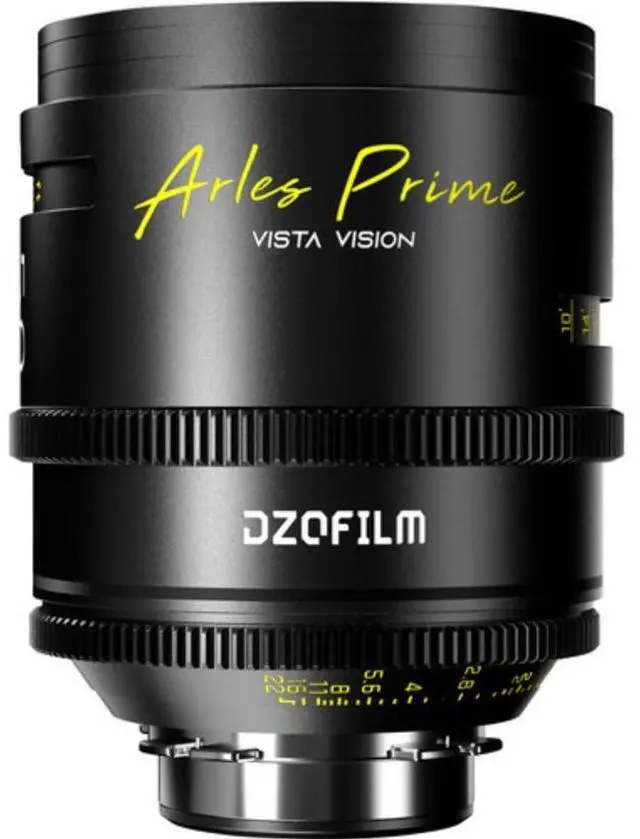 Main image of DZOFilm Arles 50mm T1.4 PL Mount Prime Cine Lens with 95mm Front Diameter, 86mm Filter Size, and Vista Vision Sensors for High-End Cinematography (Black)