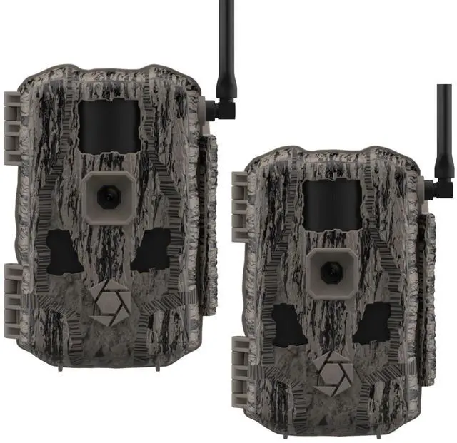 Alt view image 2 of 2 - Stealth Cam Fusion MAX 2.0 36MP Weatherproof Cellular Wireless Trail Camera with 1080P Video Capture, Built-In GPS, and Dual Carrier Auto Connect (Brown, 2-Pack)