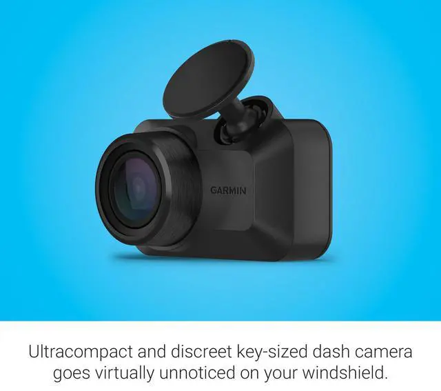 Alt view image 19 of 20 - Garmin Dash Cam Mini 3 Ultracompact 1080p Dash Cam with a 140-degree Field of View and built-in Clarity Polarizer 010-02