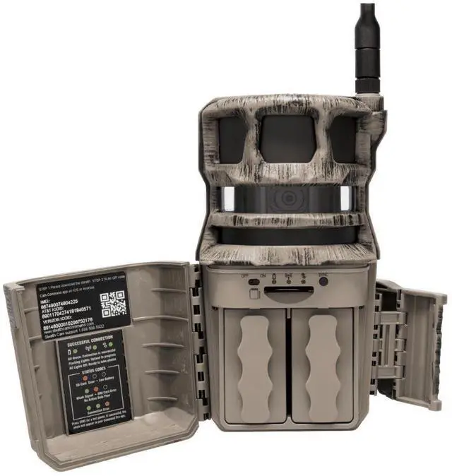 Alt view image 4 of 7 - Stealth Cam Revolver 40MP Pro 360-Degree Cellular Trail Camera with 1/4-Inch Threaded Mount and 12V DC Auxiliary Jack