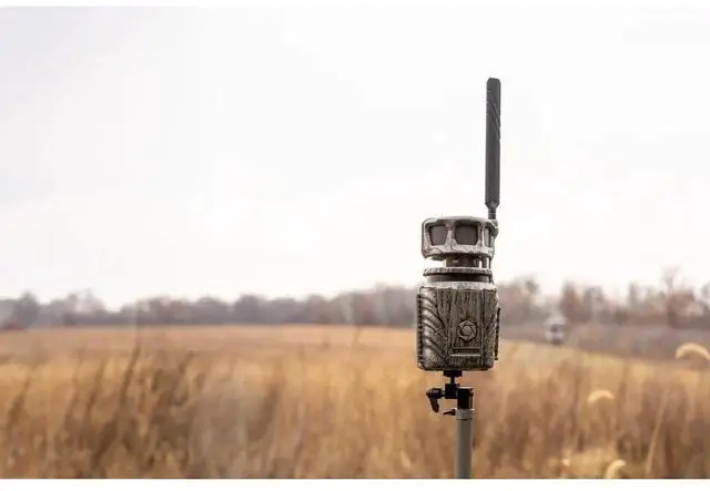 Alt view image 6 of 7 - Stealth Cam Revolver 40MP Pro 360-Degree Cellular Trail Camera with 1/4-Inch Threaded Mount and 12V DC Auxiliary Jack