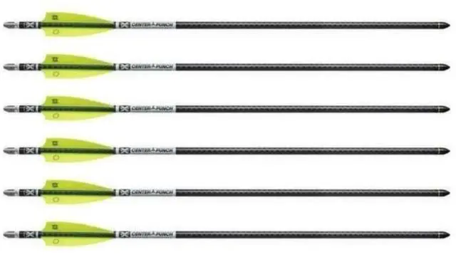 Alt view image 2 of 7 - TenPoint EVO-X CenterPunch16 Premium Carbon Crossbow Arrows (6-Pack)