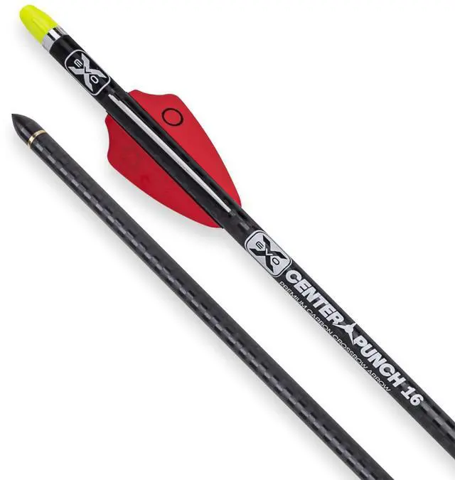 Alt view image 3 of 7 - TenPoint EVO-X CenterPunch16 Premium Carbon Crossbow Arrows (6-Pack)