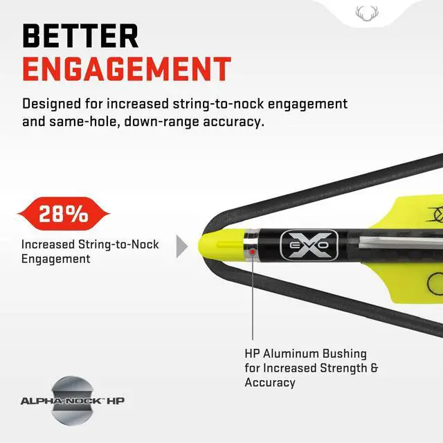 Alt view image 6 of 7 - TenPoint EVO-X CenterPunch16 Premium Carbon Crossbow Arrows (6-Pack)