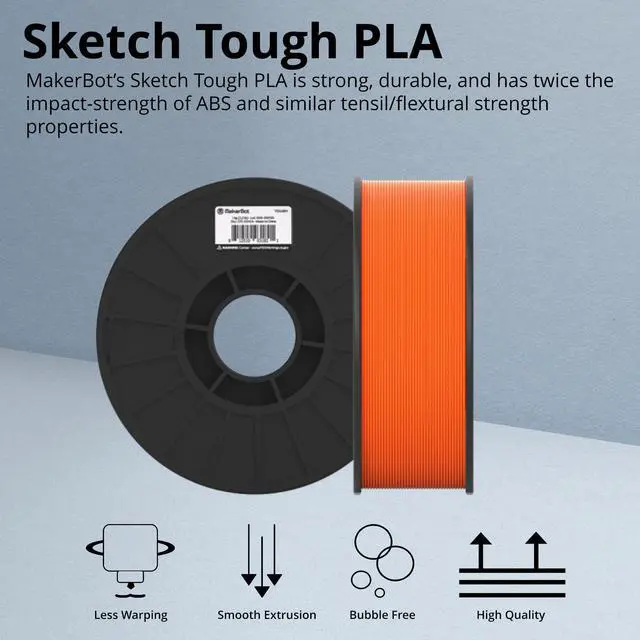 Alt view image 3 of 7 - SKETCH TOUGH FILAMENT ORANGE
