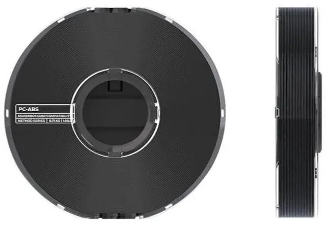 Alt view image 3 of 3 - MakerBot PC-ABS Filament Spool for Method X 3D Printer (Black, 0.63kg/1.39lb)
