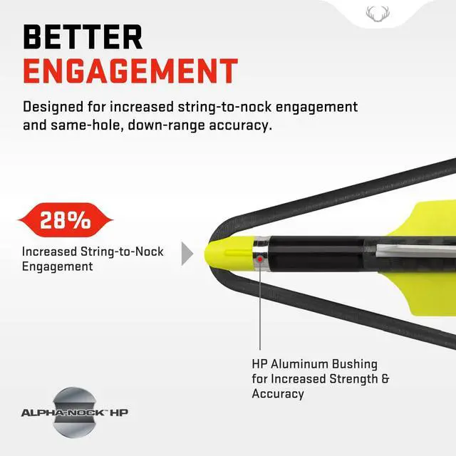 Alt view image 7 of 7 - TenPoint 16-Inch EVO-X Alpha-Blaze Lighted Carbon Crossbow Arrows (3-Pack)