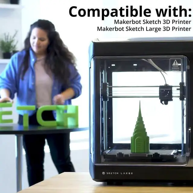 Alt view image 5 of 7 - MakerBot 3D Printer Tough PLA Filament 3750054A