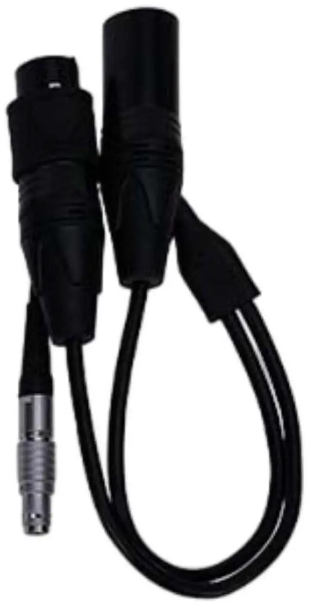 Main image of Aputure Sidus One 2-Way Splitter 13.8-Inch Cable with 3-Pin Push-Pull to 5-Pin XLR Male and Female DMX Adapter
