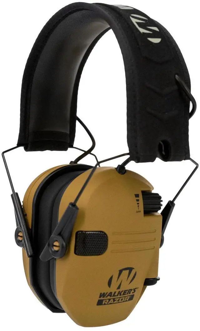 Alt view image 2 of 7 - Walker's Razor Slim Electronic Muffs (Battle Brown)