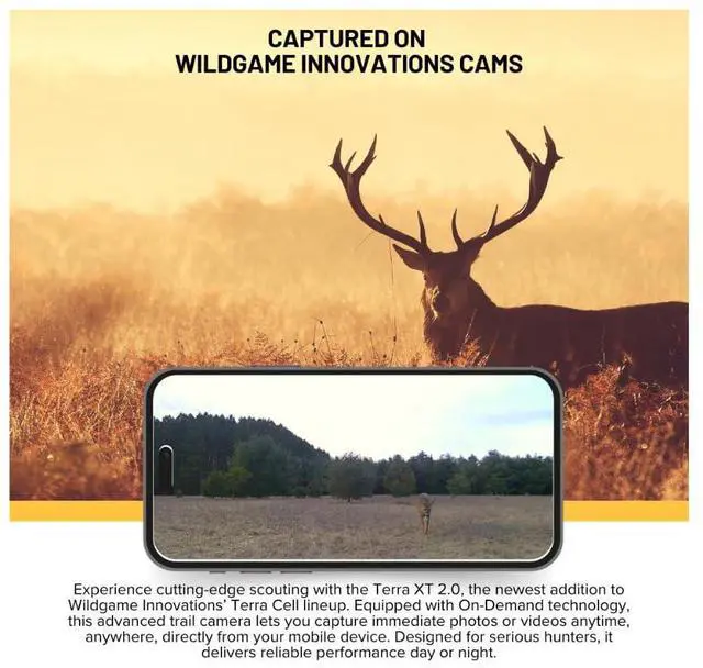 Alt view image 3 of 6 - Wildgame Innovations Terra XT 2.0 Cellular Trail Camera 24MP 720P Video and Versatile Mount (Gray, 3-Pack)