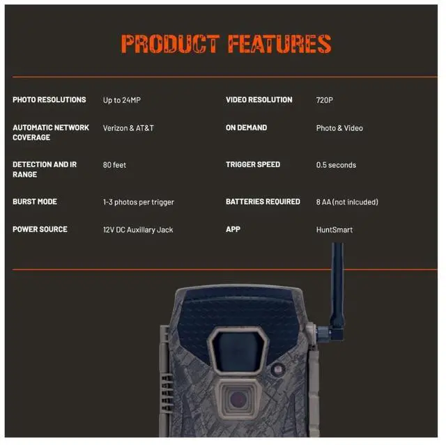 Alt view image 4 of 6 - Wildgame Innovations Terra XT 2.0 Cellular Trail Camera 24MP 720P Video and Versatile Mount (Gray, 3-Pack)
