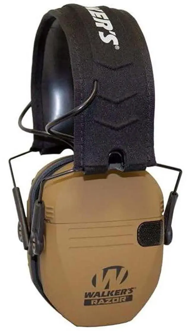 Alt view image 5 of 7 - Walker's Razor Slim Electronic Muffs (Battle Brown)