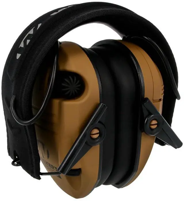 Alt view image 7 of 7 - Walker's Razor Slim Electronic Muffs (Battle Brown)