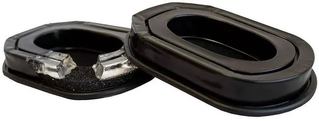 Alt view image 6 of 7 - Walkers Gel Ear Pad for Razor and Xcel Series Muffs with Comfortable Design and Easy Installation (Black)