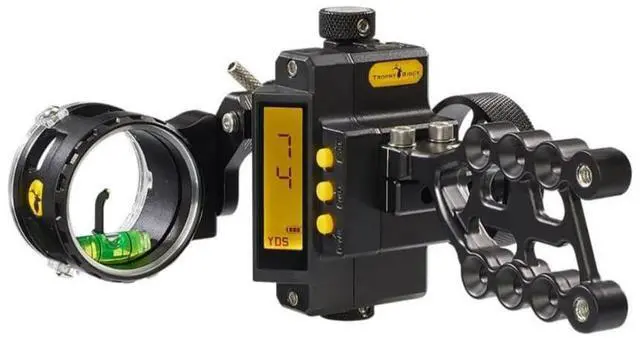 Main image of Trophy Ridge Digital React .019 One Pin Right-Handed Bow Sight with LED Screen and Digital React Technology (Black)