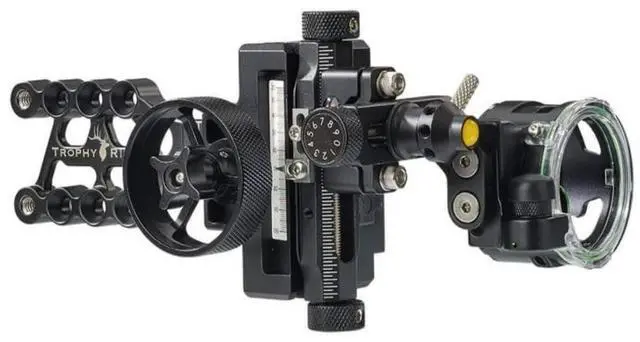 Alt view image 3 of 7 - Trophy Ridge Digital React .019 One Pin Right-Handed Bow Sight with LED Screen and Digital React Technology (Black)