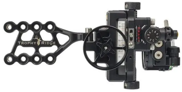 Alt view image 4 of 7 - Trophy Ridge Digital React .019 One Pin Right-Handed Bow Sight with LED Screen and Digital React Technology (Black)