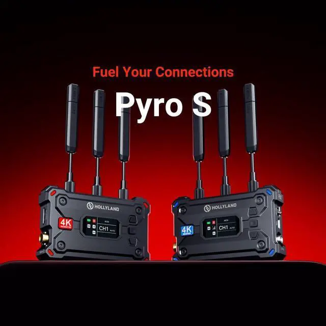 Alt view image 2 of 7 - Hollyland Pyro S Wireless Video Transmission System with Auto Dual-Band Hopping Technology Bundle with Folding Storage Travel Case with Zippered Pockets (Black) (2 Items)