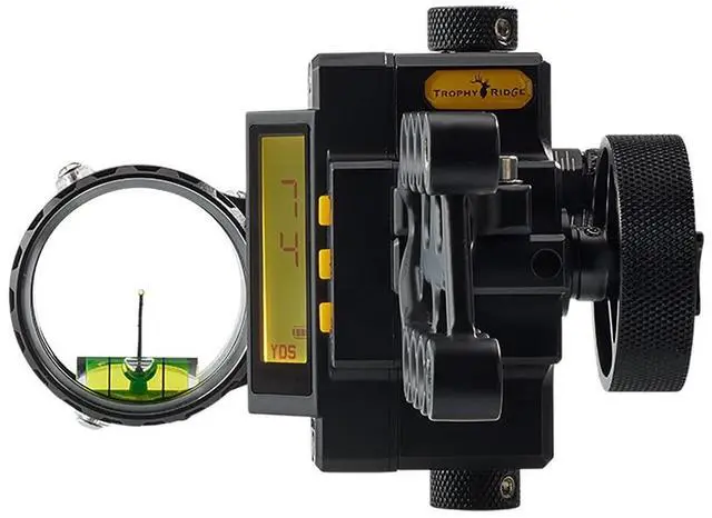 Alt view image 7 of 7 - Trophy Ridge Digital React .019 One Pin Right-Handed Bow Sight with LED Screen and Digital React Technology (Black)