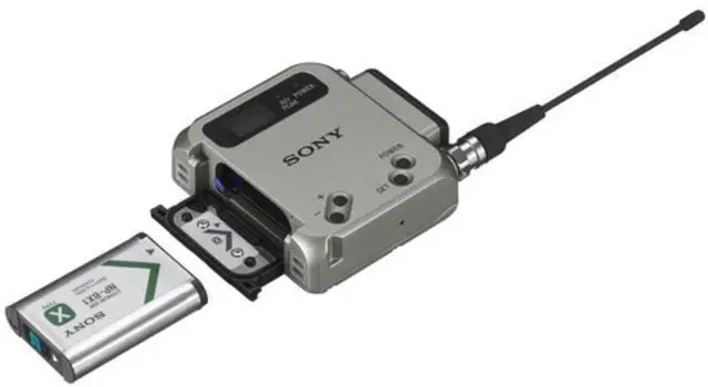 Alt view image 4 of 9 - Sony DWT-B03R Digital Wireless Mini Bodypack Transmitter with OLED Display and Cross Remote Function