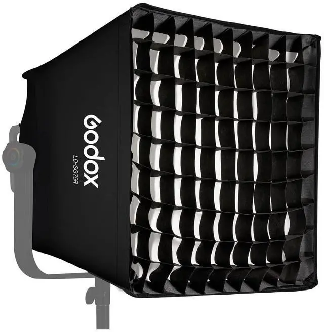 Alt view image 2 of 11 - Godox Rectangular Softbox with Eggcrate Grid for LR75R LED Panel
