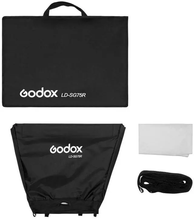 Alt view image 4 of 11 - Godox Rectangular Softbox with Eggcrate Grid for LR75R LED Panel