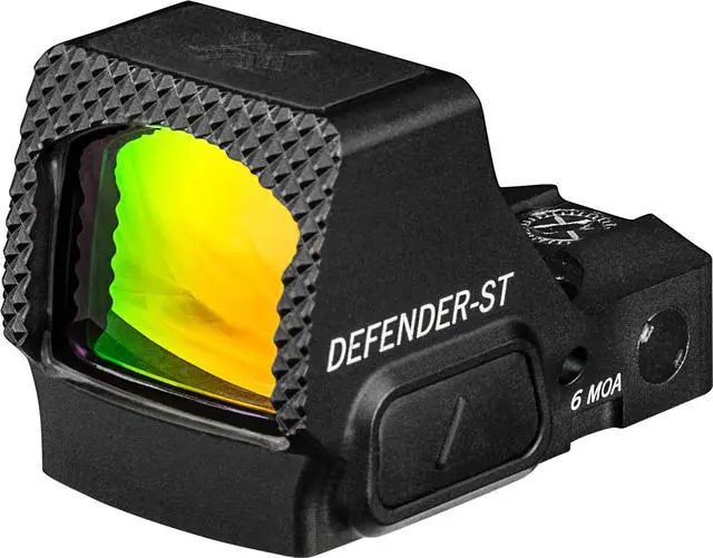 Alt view image 7 of 7 - Vortex Defender-ST 6 MOA Micro Red Dot Sight with Fully Multi-Coated Lenses, Waterproof and Shockproof with Motion Activation