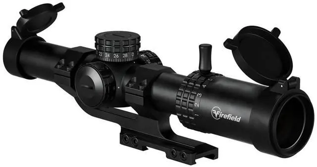 Alt view image 3 of 7 - Firefield RapidStrike 1-10x24 Shockproof, Fogproof, and Water-Resistant Riflescope Kit with BDC Reticle, Locking Turrets, and Multi-Coated Optics (Black)