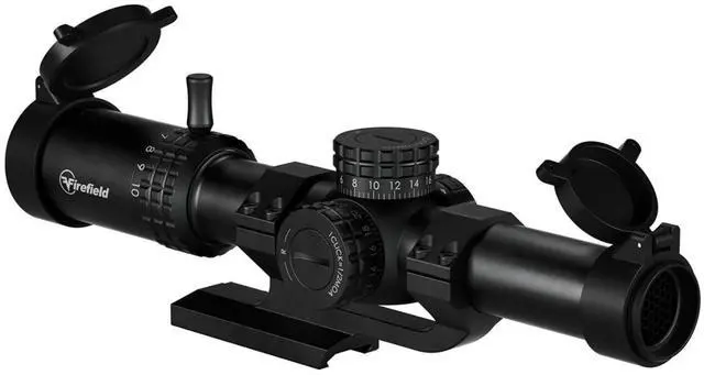 Alt view image 4 of 7 - Firefield RapidStrike 1-10x24 Shockproof, Fogproof, and Water-Resistant Riflescope Kit with BDC Reticle, Locking Turrets, and Multi-Coated Optics (Black)