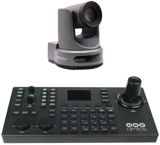Alt view image 5 of 11 - PTZOptics Move SE PTZ Camera with 30x Optical Zoom (PT30X-SE-GY-G3) + SuperJoy PTZ Camera Controller
