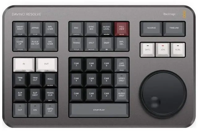 Alt view image 9 of 11 - Blackmagic Design DaVinci Resolve Speed Editor Bundle with DaVinci Resolve 17 Studio (Dongle)
