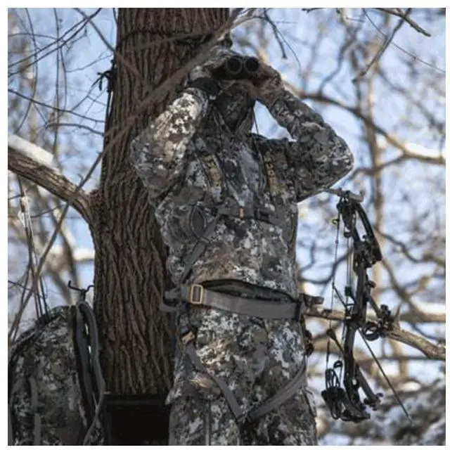 Alt view image 14 of 15 - MUDDY MSH500 MUDDY AMBUSH HARNESS OPTIFADE ELEV II ONE SIZE 300LB RATING