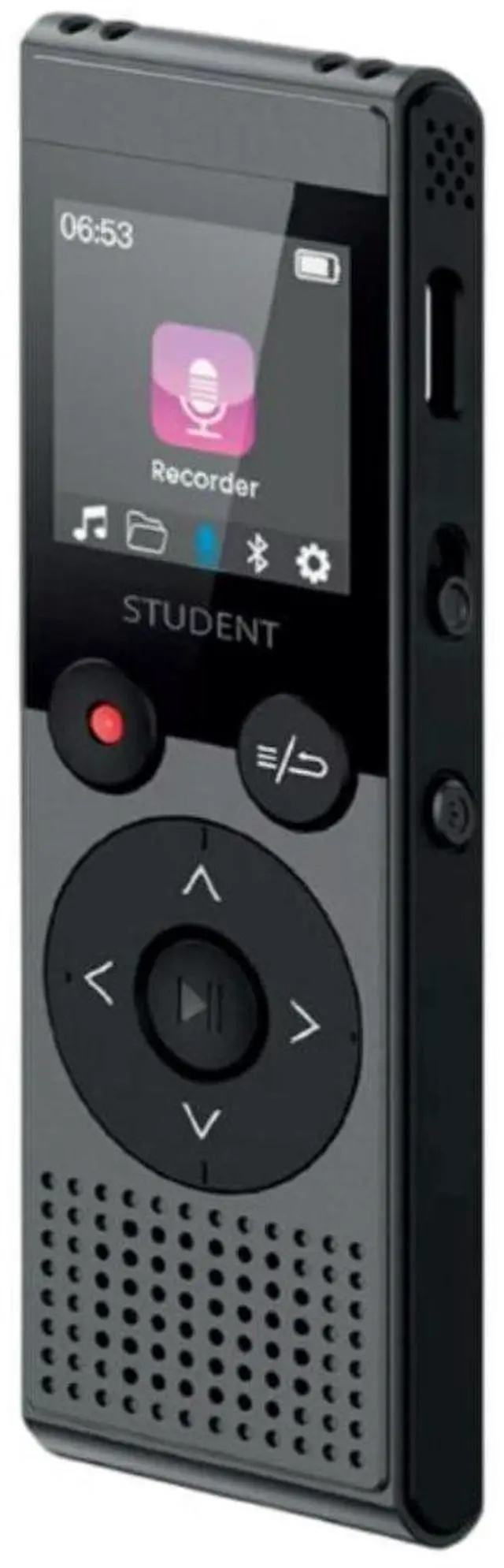 Main image of Samvix Student 128 Kosher Office Voice Recorder and MP3 Player with Sound Speaker Supports Automatically Noise Reduction (128GB, Gray and Black)