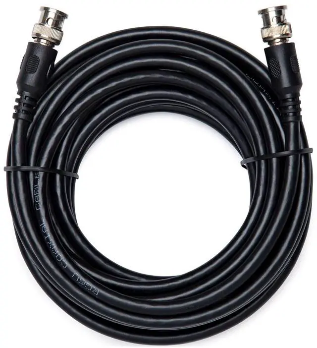 Main image of Koah Pro 3G-SDI BNC Male to BNC Male Video Cable BNC - BNC Cable 25 Feet Coaxial Cable with BNC Connectors SD-SDI, 3G-SDI, and HD-SDI Cable OFC Braided 18 AWG RG-6 Coaxial Cable with FPE Insulation