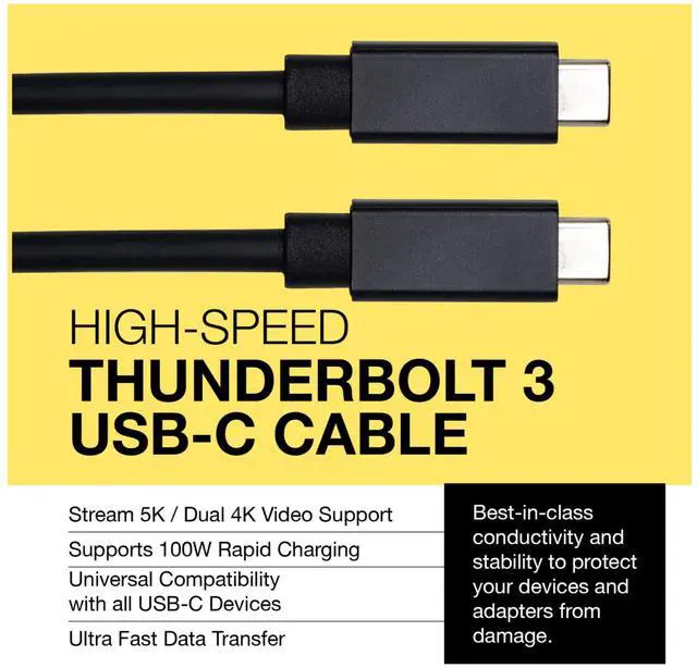 Alt view image 2 of 7 - Koah Short USB C to USB C Cable 2.5 Ft - USB Type C Charger Fast Charging Up to 100W - 40 Gbps Data Transfer Rate - USB-C Charger Cord Compatible with Apple, Samsung, and Others - USBC to USBC Charger