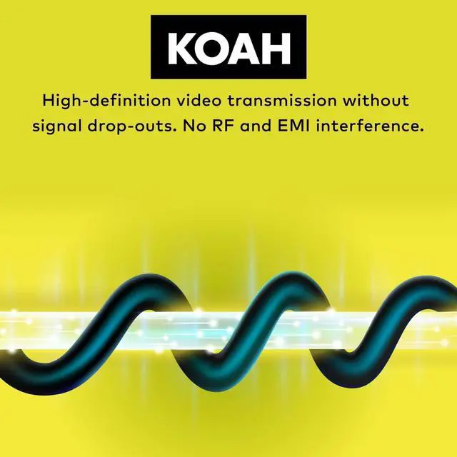 Alt view image 5 of 7 - Koah Pro 3G-SDI BNC Male to BNC Male Video Cable BNC - BNC Cable 25 Feet Coaxial Cable with BNC Connectors SD-SDI, 3G-SDI, and HD-SDI Cable OFC Braided 18 AWG RG-6 Coaxial Cable with FPE Insulation