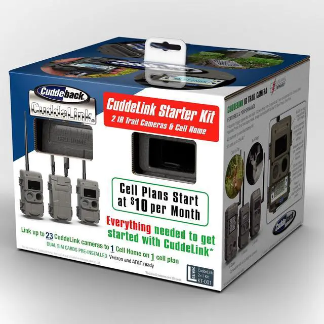 Alt view image 6 of 7 - CuddeLink 2+1 Starter Kit with Cell Home and IR Remote Cameras