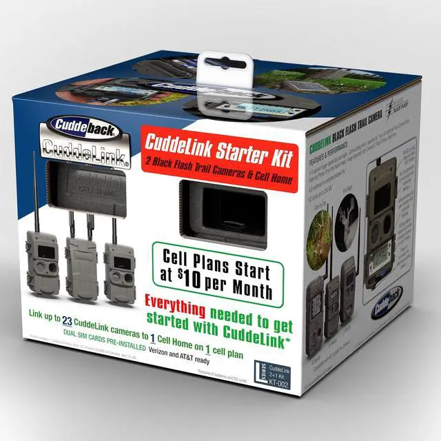Alt view image 6 of 7 - CuddeLink Cell Starter Kit Black Flash