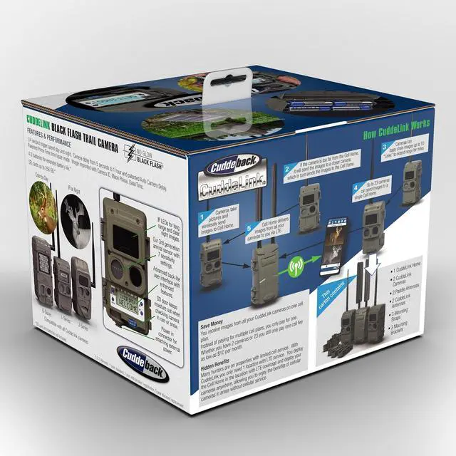 Alt view image 7 of 7 - CuddeLink Cell Starter Kit Black Flash