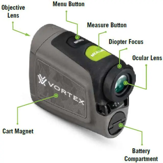 Alt view image 3 of 6 - Vortex Blade Golf Laser Rangefinder with 6x Zoom, Clear View Optics, and Shockproof Design