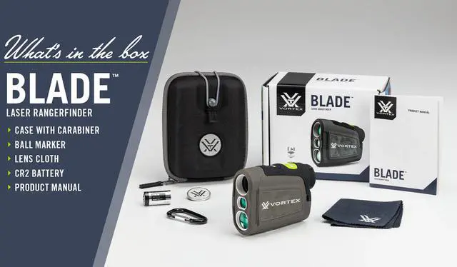 Alt view image 6 of 6 - Vortex Blade Golf Laser Rangefinder with 6x Zoom, Clear View Optics, and Shockproof Design