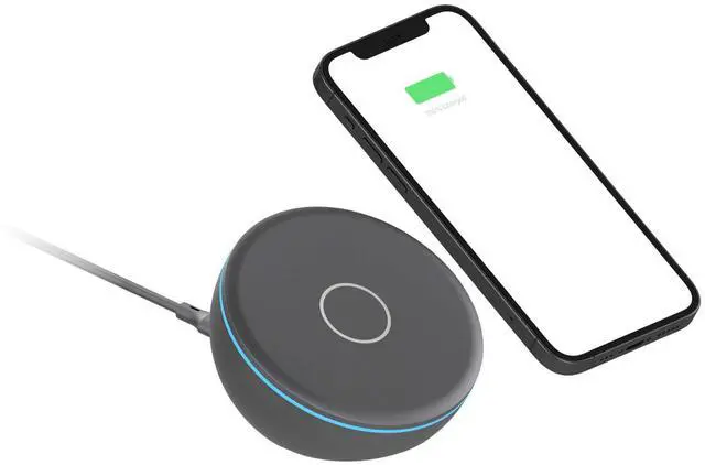 Alt view image 2 of 7 - Phonesuit Energy Core MagStand Magnetic Wireless Charging Stand for iPhone 12 Series with AC Adapter