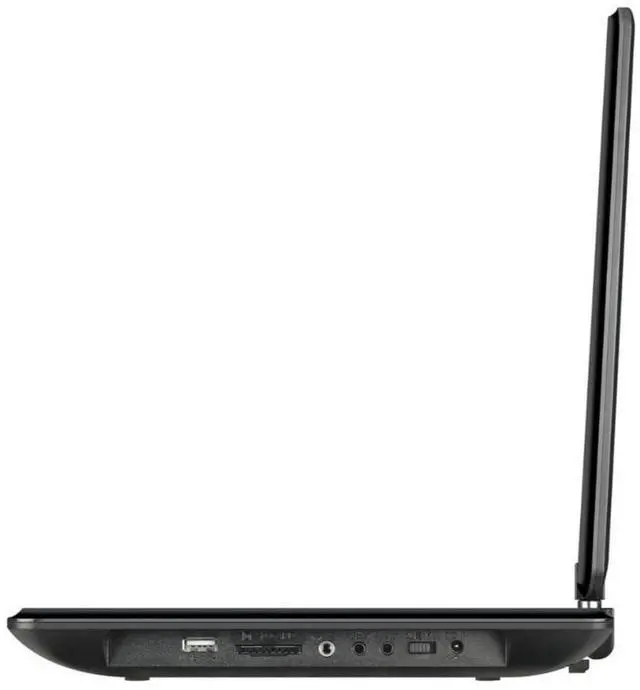 Alt view image 11 of 14 - Supersonic SC-2514, 14" Portable DVD Player with Built-in Hybrid TV Tuners, AC/DC, LED SC-2514