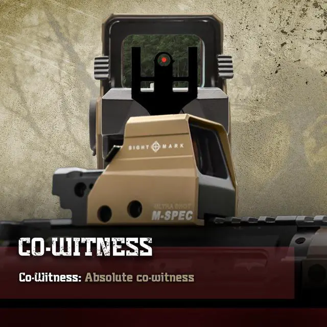 Alt view image 6 of 7 - Sightmark Ultra Shot M-Spec FMS Reflex Sight - Dark Earth