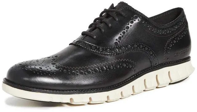 Alt view image 3 of 7 - Cole Haan mens Zerogrand Wing Oxford, Black, 10.5 US