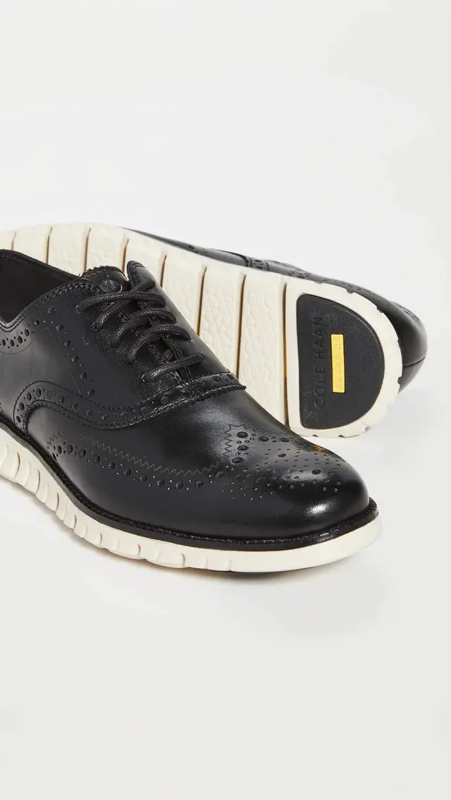 Alt view image 6 of 7 - Cole Haan mens Zerogrand Wing Oxford, Black, 10.5 US